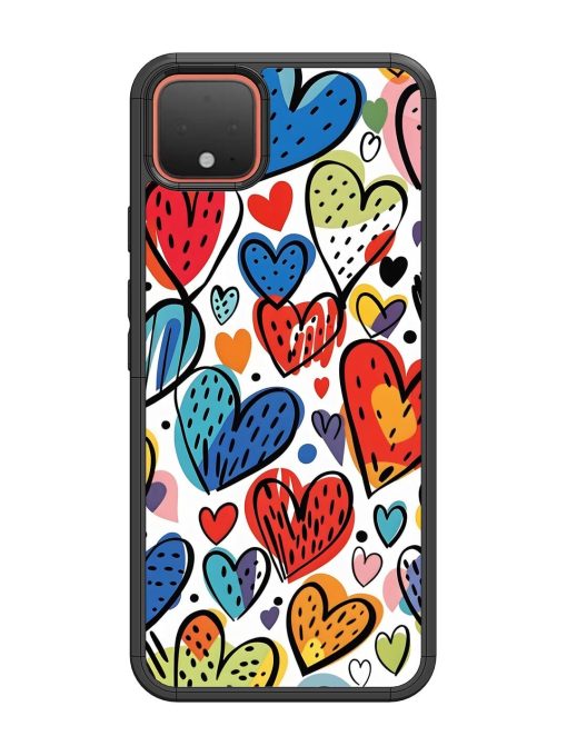 Heartfelt Harmony Glossy Soft Edge Case for Google Pixel 4 Chachhi