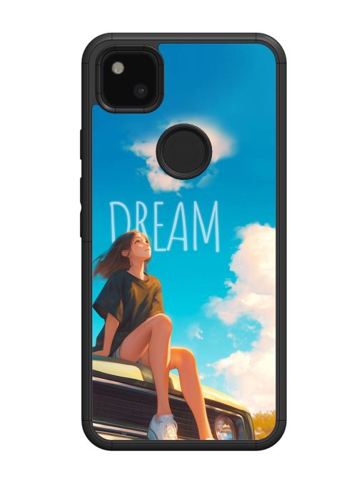 Girly Dream Art Glossy Soft Edge Case for Google Pixel 4A Chachhi