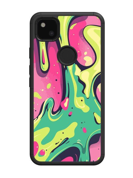 Gooey Grooves Glossy Soft Edge Case for Google Pixel 4A Chachhi