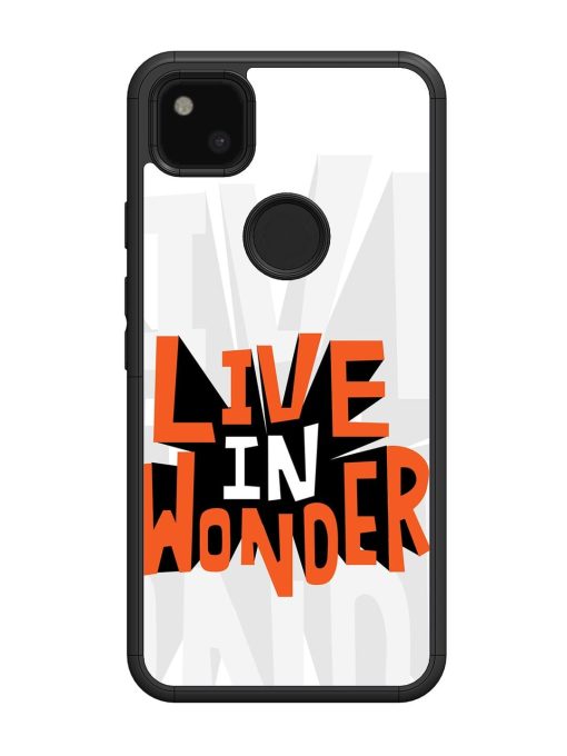 Wonder Burst Glossy Soft Edge Case for Google Pixel 4A Chachhi