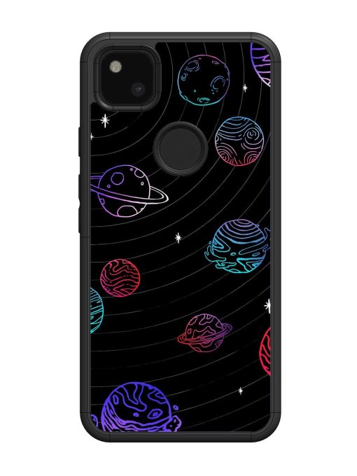 Cosmic Ballet Glossy Soft Edge Case for Google Pixel 4A Chachhi