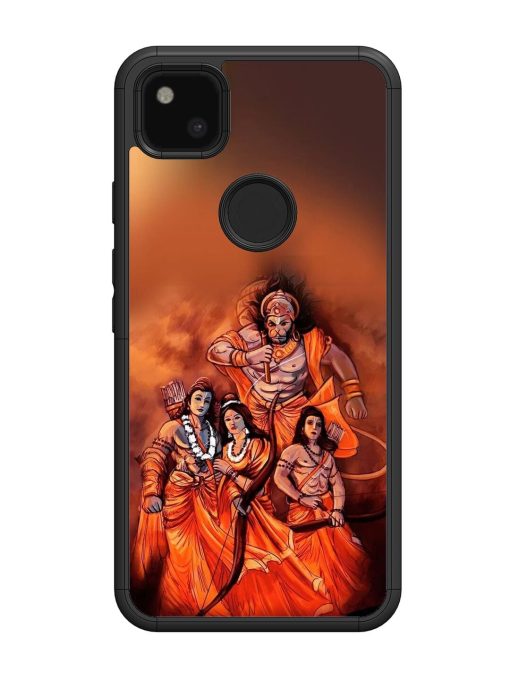 Sita Ram Glossy Soft Edge Case for Google Pixel 4A Chachhi