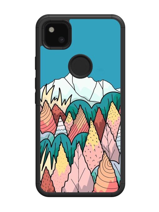 Mountain Dreamscape Glossy Soft Edge Case for Google Pixel 4A Chachhi