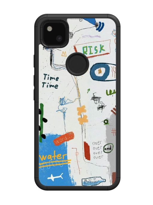 Mind Map Madness Glossy Soft Edge Case for Google Pixel 4A Chachhi