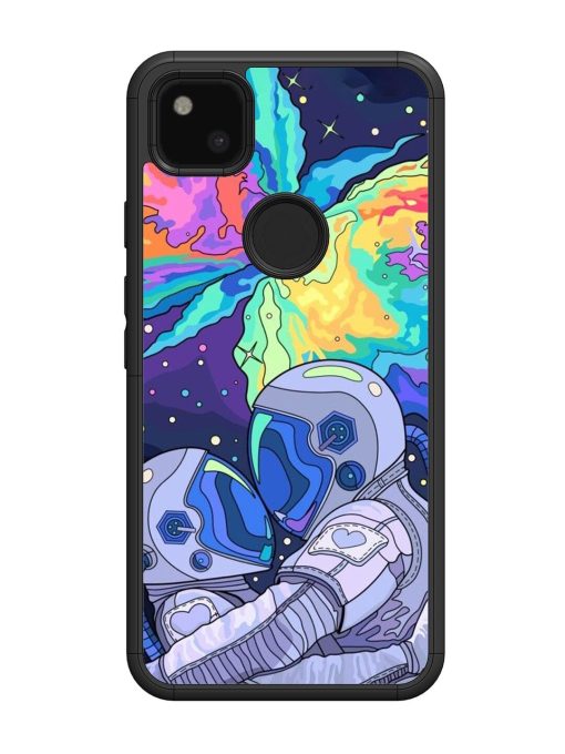 Cosmic Love Glossy Soft Edge Case for Google Pixel 4A Chachhi