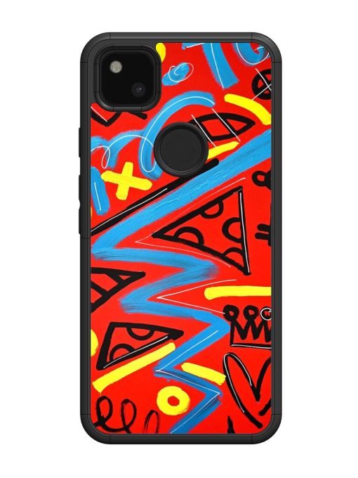 Groovy Garden Glossy Soft Edge Case for Google Pixel 4A Chachhi