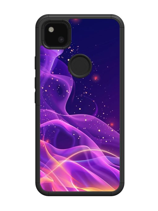 Cosmic Currents Glossy Soft Edge Case for Google Pixel 4A Chachhi