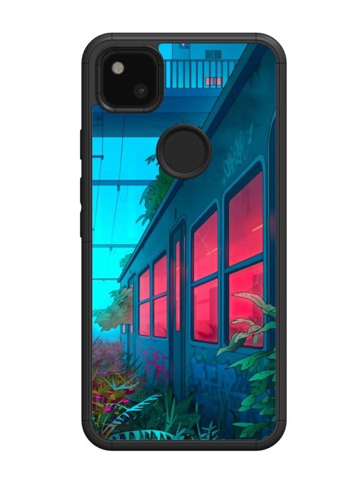 Urban Jungle Glossy Soft Edge Case for Google Pixel 4A Chachhi