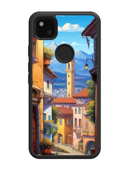 Tuscan Twilight Glossy Soft Edge Case for Google Pixel 4A Chachhi