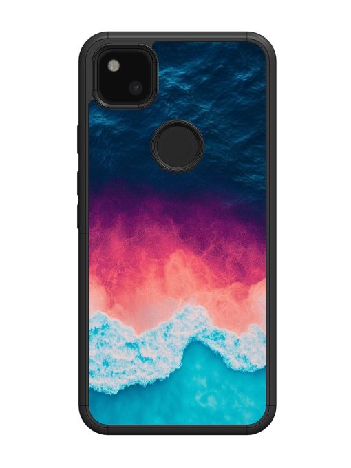 Where The Ocean Meets The Sky Glossy Soft Edge Case for Google Pixel 4A Chachhi