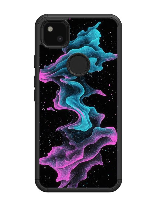 Cosmic Currents Glossy Soft Edge Case for Google Pixel 4A Chachhi