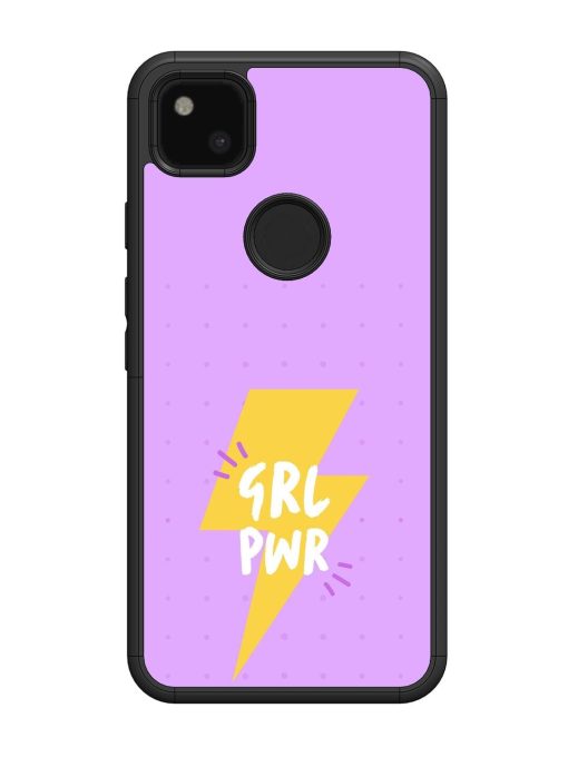 Girl Power Spark Glossy Soft Edge Case for Google Pixel 4A