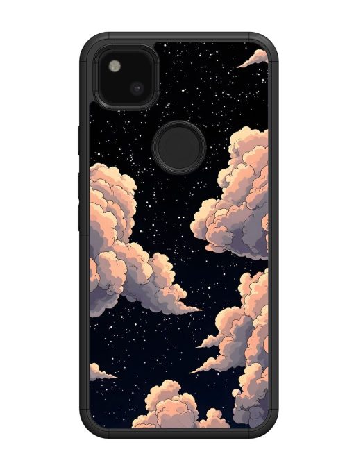 Starry Night Dreams Glossy Soft Edge Case for Google Pixel 4A Chachhi