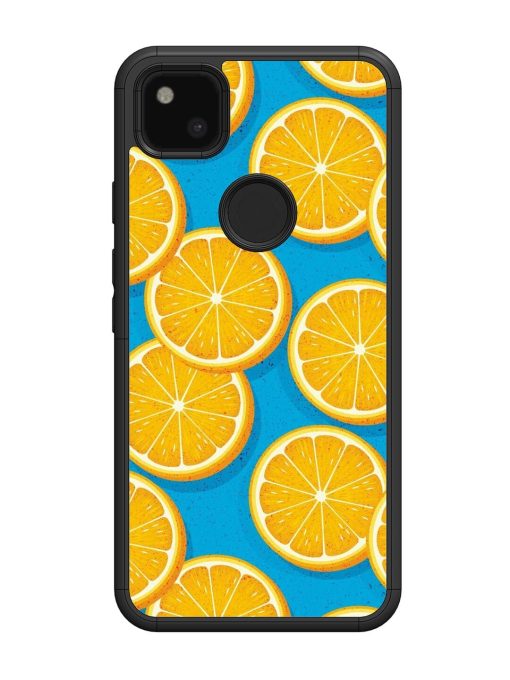 Citrus Symphony Glossy Soft Edge Case for Google Pixel 4A Chachhi