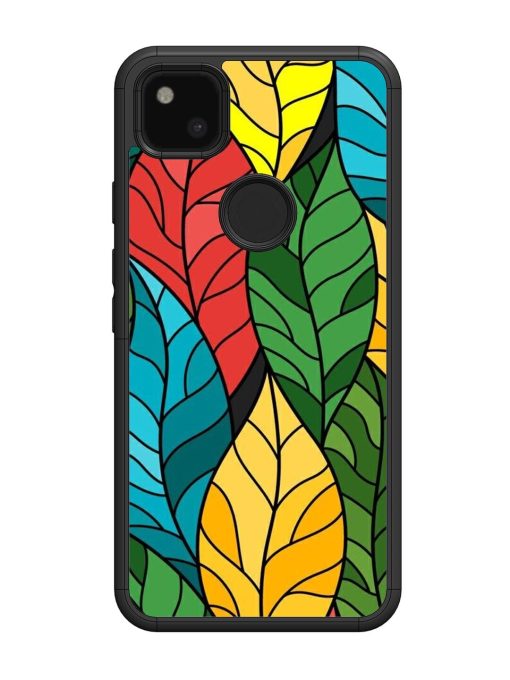 Foliage Fiesta Glossy Soft Edge Case for Google Pixel 4A Chachhi