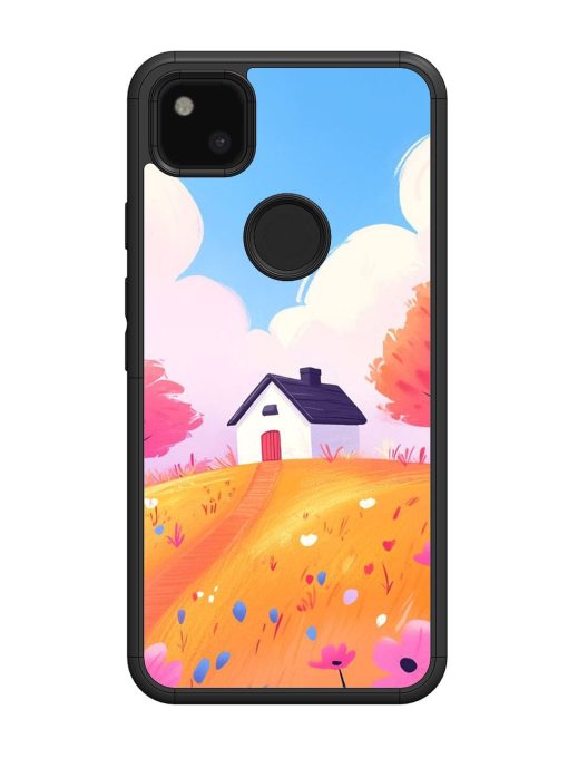 Hilltop Haven Glossy Soft Edge Case for Google Pixel 4A Chachhi