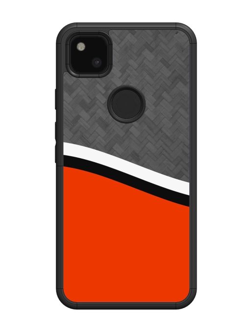 Bold Contrast Glossy Soft Edge Case for Google Pixel 4A Chachhi