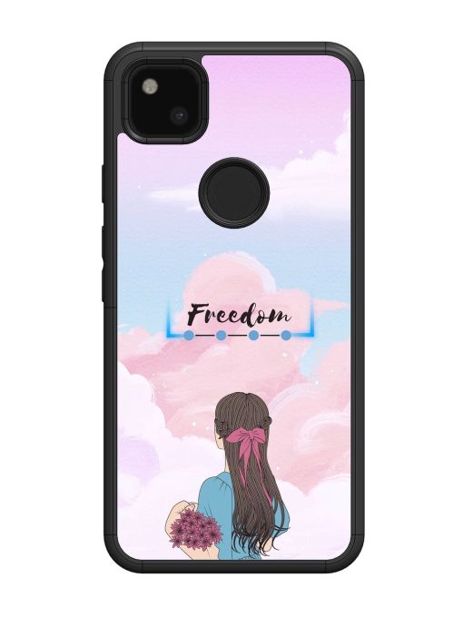 Skyward Dreams Glossy Soft Edge Case for Google Pixel 4A Chachhi