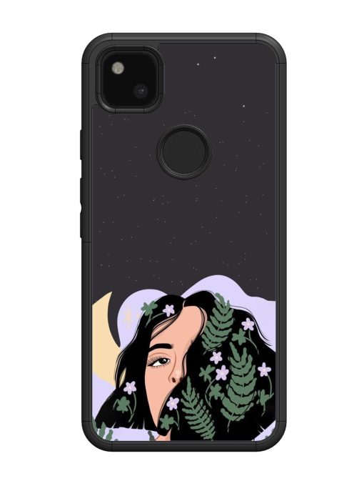 Lunar Lullaby Glossy Soft Edge Case for Google Pixel 4A Chachhi