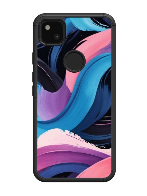 Whimsical Waves Glossy Soft Edge Case for Google Pixel 4A Chachhi