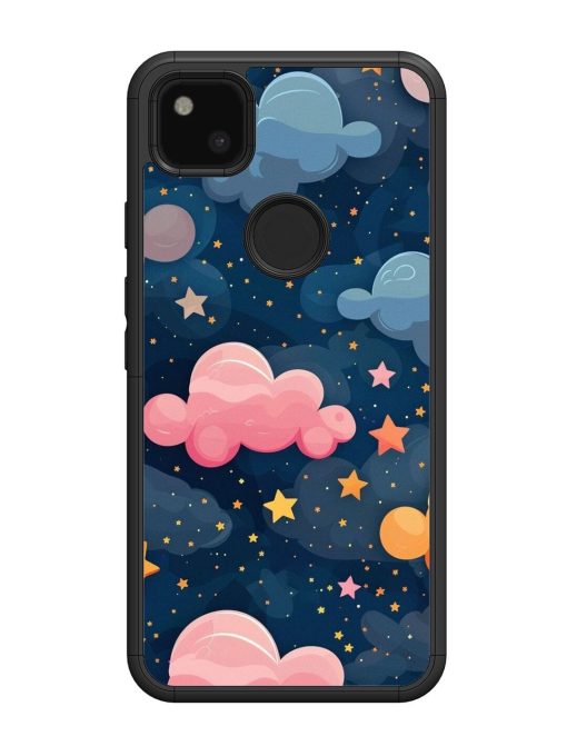 Twinkling Dreams Glossy Soft Edge Case for Google Pixel 4A Chachhi