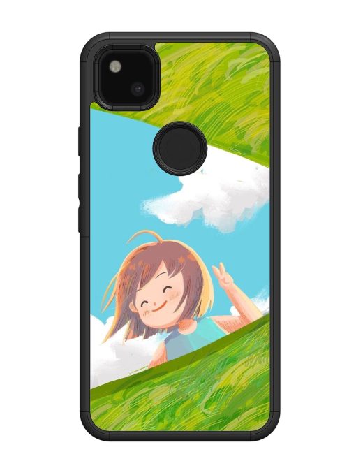 I'M On My Way Glossy Soft Edge Case for Google Pixel 4A Chachhi