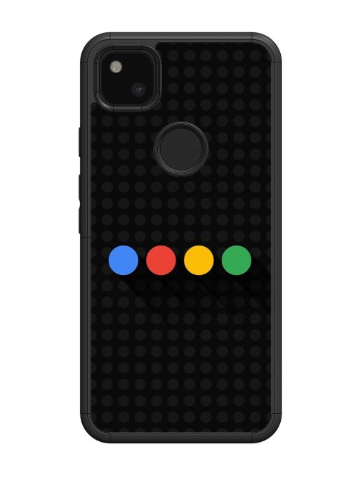 Google Dots Glossy Soft Edge Case for Google Pixel 4A Chachhi