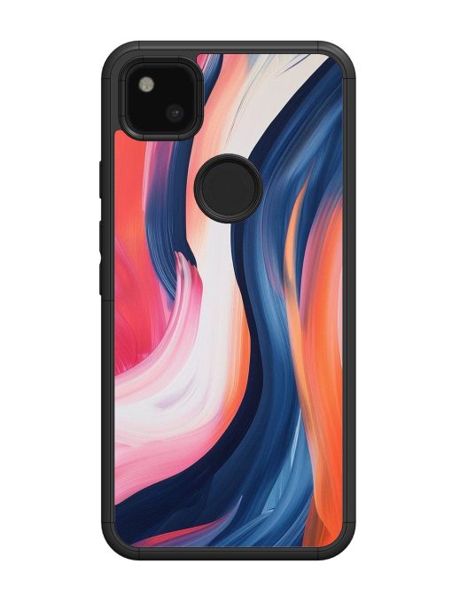 Whirling Hues Glossy Soft Edge Case for Google Pixel 4A Chachhi