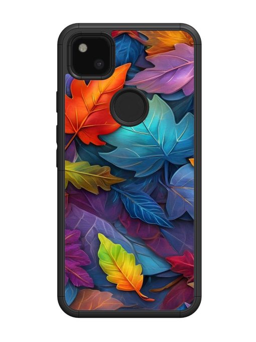 Autumn'S Embrace Glossy Soft Edge Case for Google Pixel 4A Chachhi