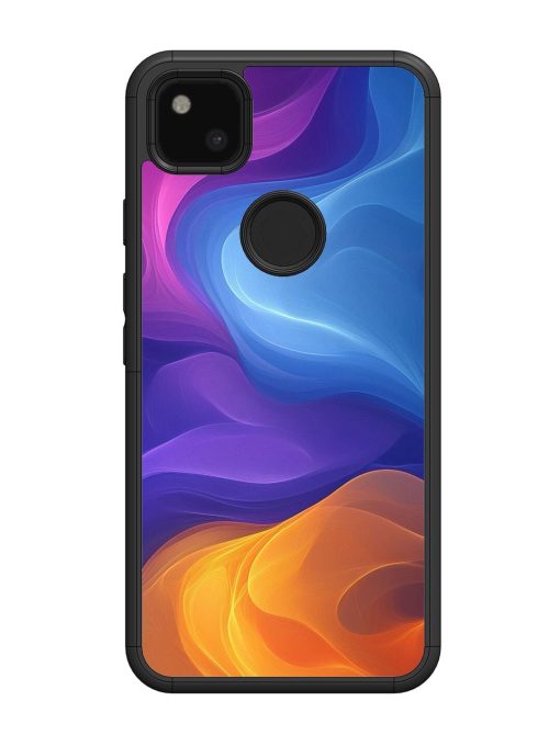 Cosmic Currents Glossy Soft Edge Case for Google Pixel 4A Chachhi