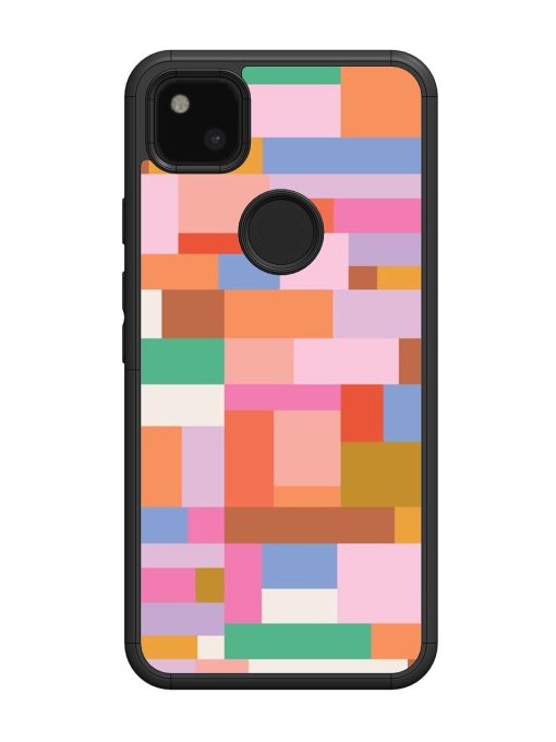 Colorful Chaos Glossy Soft Edge Case for Google Pixel 4A Chachhi