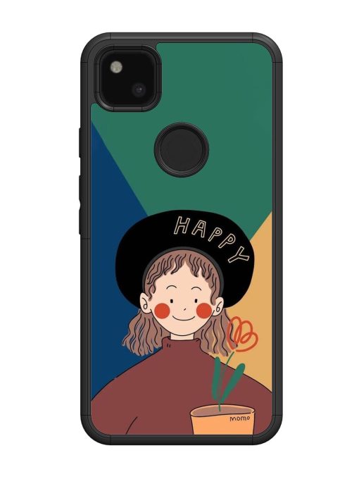 Happy Momo Glossy Soft Edge Case for Google Pixel 4A Chachhi