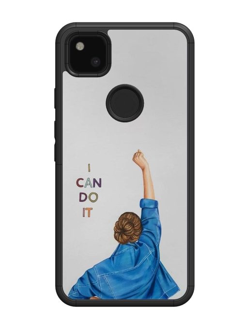 Can Do It Glossy Soft Edge Case for Google Pixel 4A Chachhi