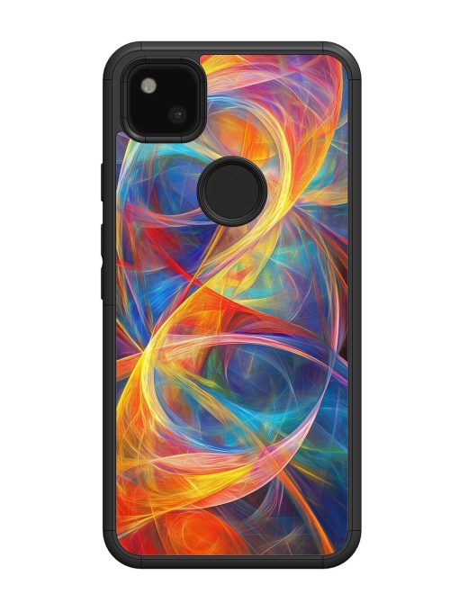 Cosmic Currents Glossy Soft Edge Case for Google Pixel 4A Chachhi