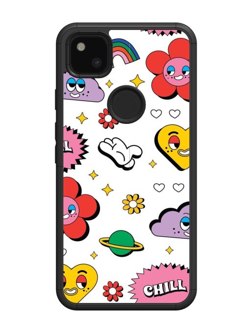 Whimsical Wonderland Glossy Soft Edge Case for Google Pixel 4A Chachhi