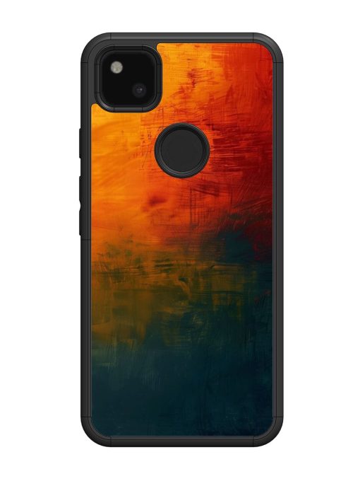 Golden Hour Canvas Glossy Soft Edge Case for Google Pixel 4A Chachhi