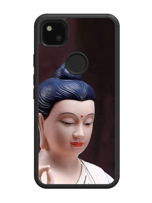 Budhha Glossy Soft Edge Case for Google Pixel 4A Chachhi