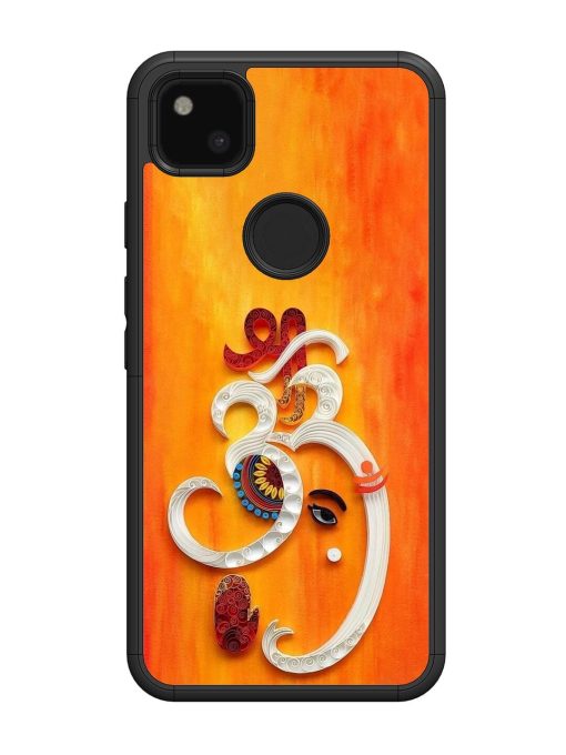 Ganesha In Quilling Art Glossy Soft Edge Case for Google Pixel 4A Chachhi