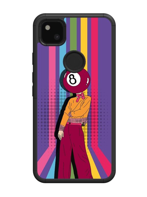 Eight Ball Fashionista Glossy Soft Edge Case for Google Pixel 4A Chachhi