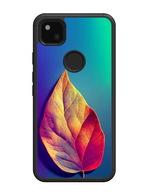 Autumn'S Embrace Glossy Soft Edge Case for Google Pixel 4A Chachhi