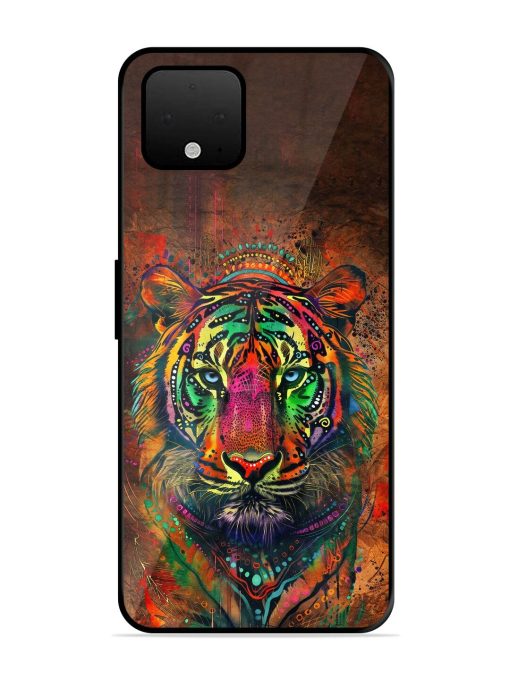 Cosmic Tiger Glossy Soft Edge Case for Google Pixel 4 Xl Chachhi