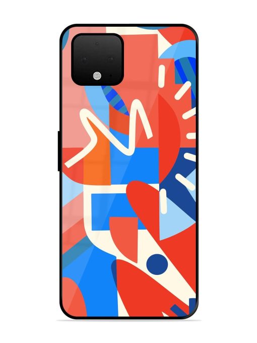 Abstract Harmony Glossy Soft Edge Case for Google Pixel 4 Xl Chachhi