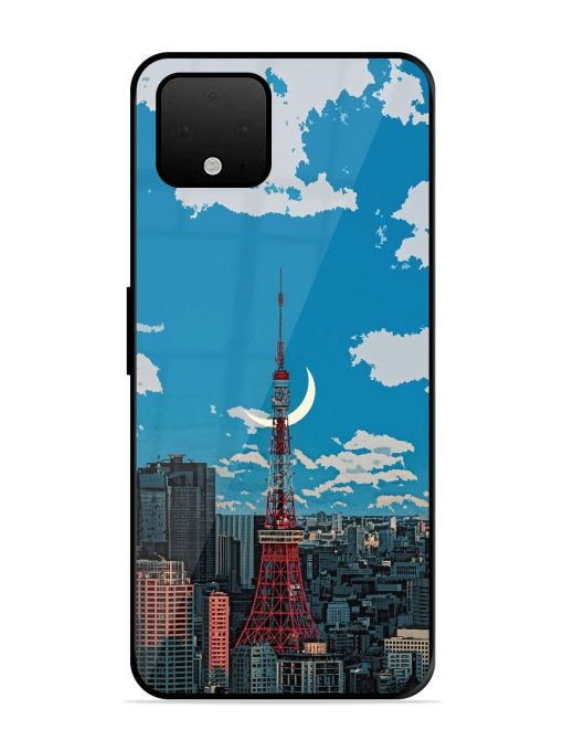 Tokyo Twilight Glossy Soft Edge Case for Google Pixel 4 Xl Chachhi