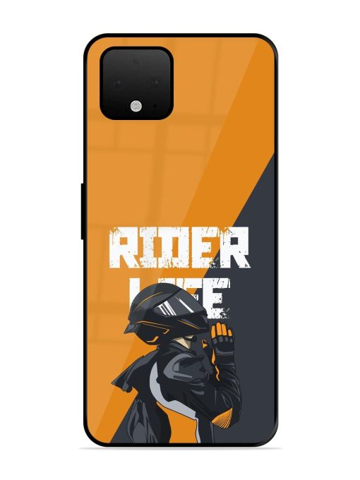 Ride Never Ends Glossy Soft Edge Case for Google Pixel 4 Xl Chachhi