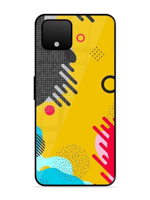 Neon Pop Glossy Soft Edge Case for Google Pixel 4 Xl Chachhi