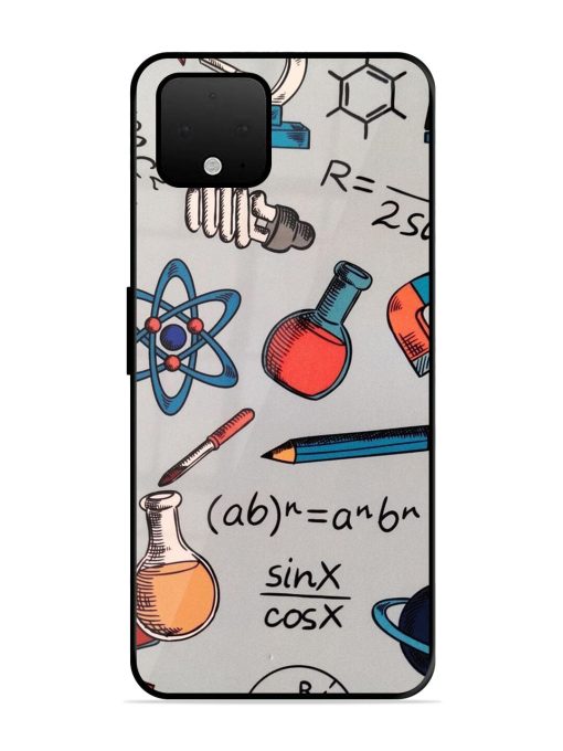 Science Doodle Glossy Soft Edge Case for Google Pixel 4 Xl