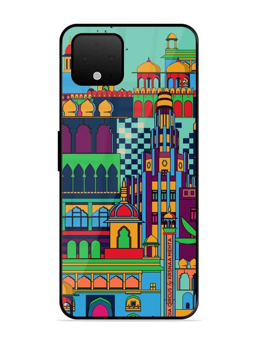 Indian Tapestry Glossy Soft Edge Case for Google Pixel 4 Xl Chachhi