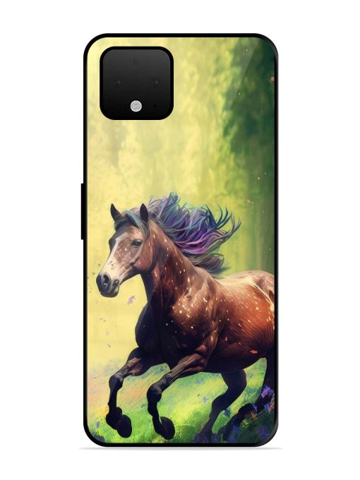 Enchanted Gallop Glossy Soft Edge Case for Google Pixel 4 Xl Chachhi