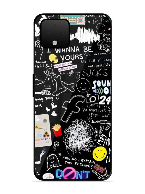 Doodle Diary Glossy Soft Edge Case for Google Pixel 4 Xl Chachhi