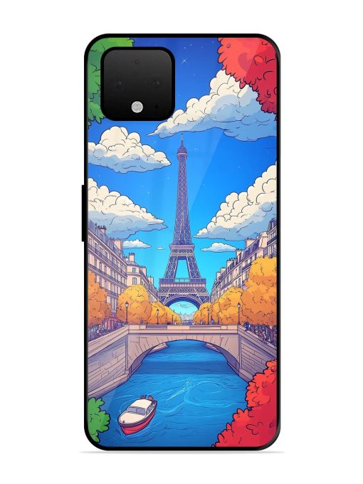 Parisian Panorama Glossy Soft Edge Case for Google Pixel 4 Xl Chachhi